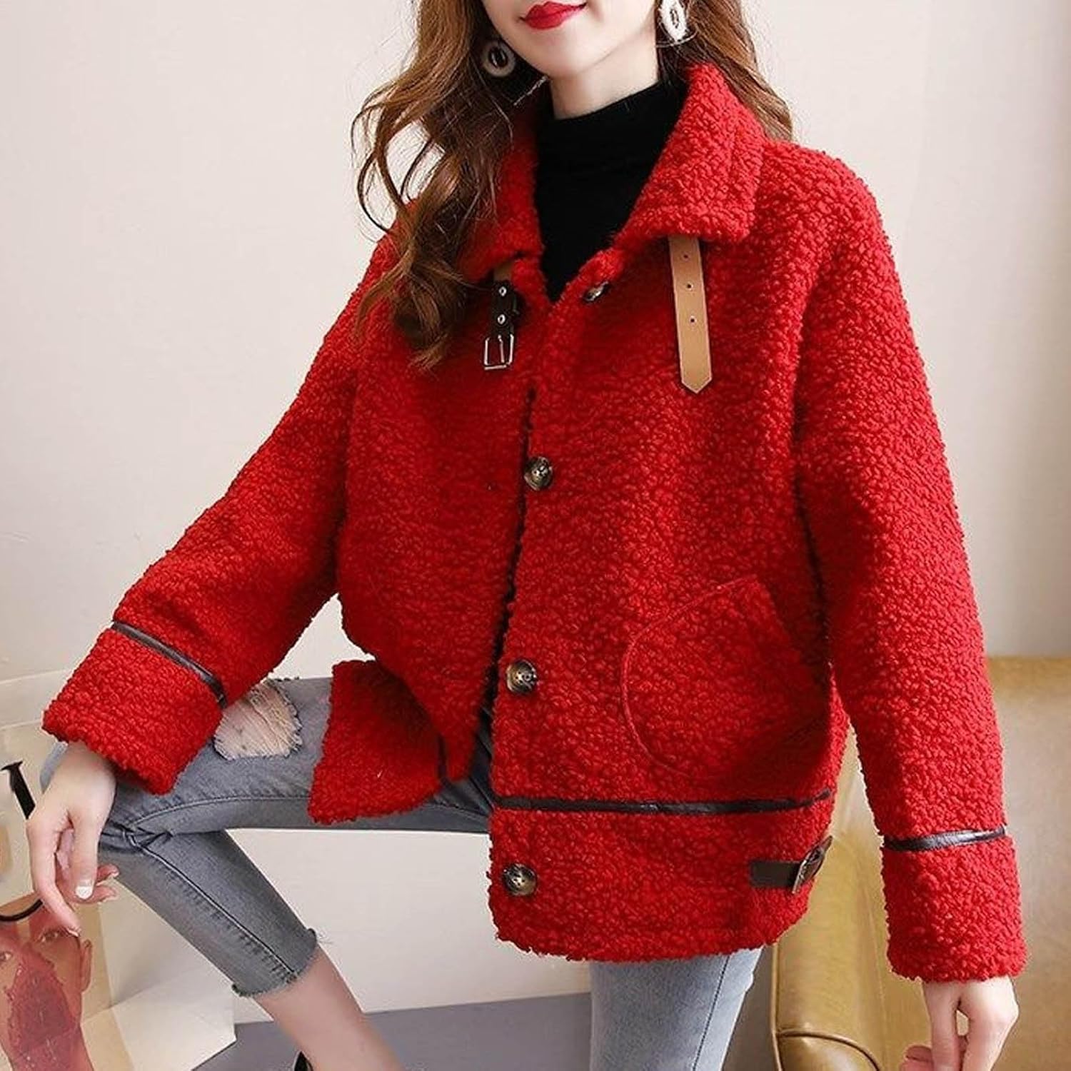 Jackie™ | Manteau Long Chaud pour Femmes avec Poches