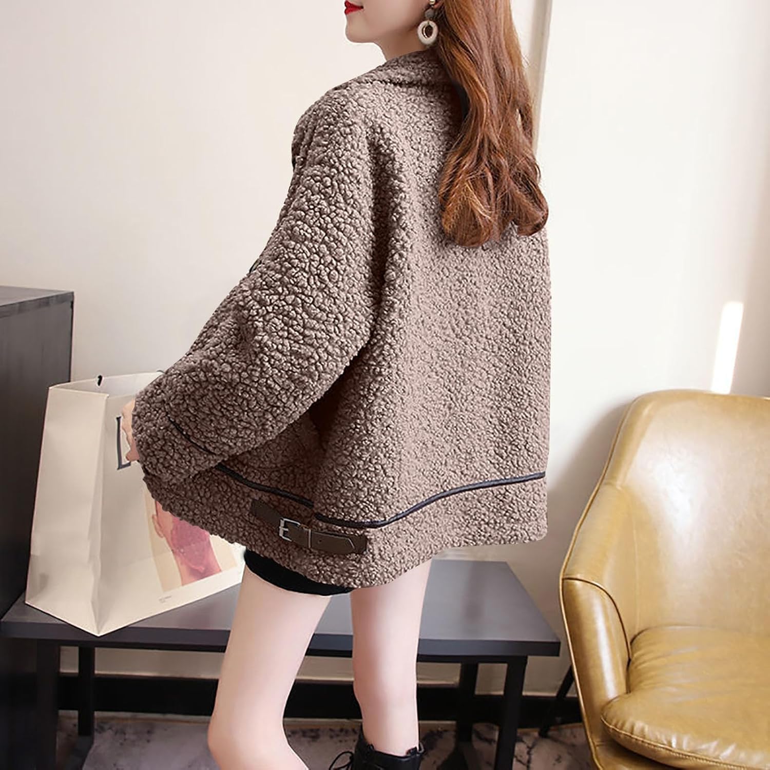 Jackie™ | Manteau Long Chaud pour Femmes avec Poches