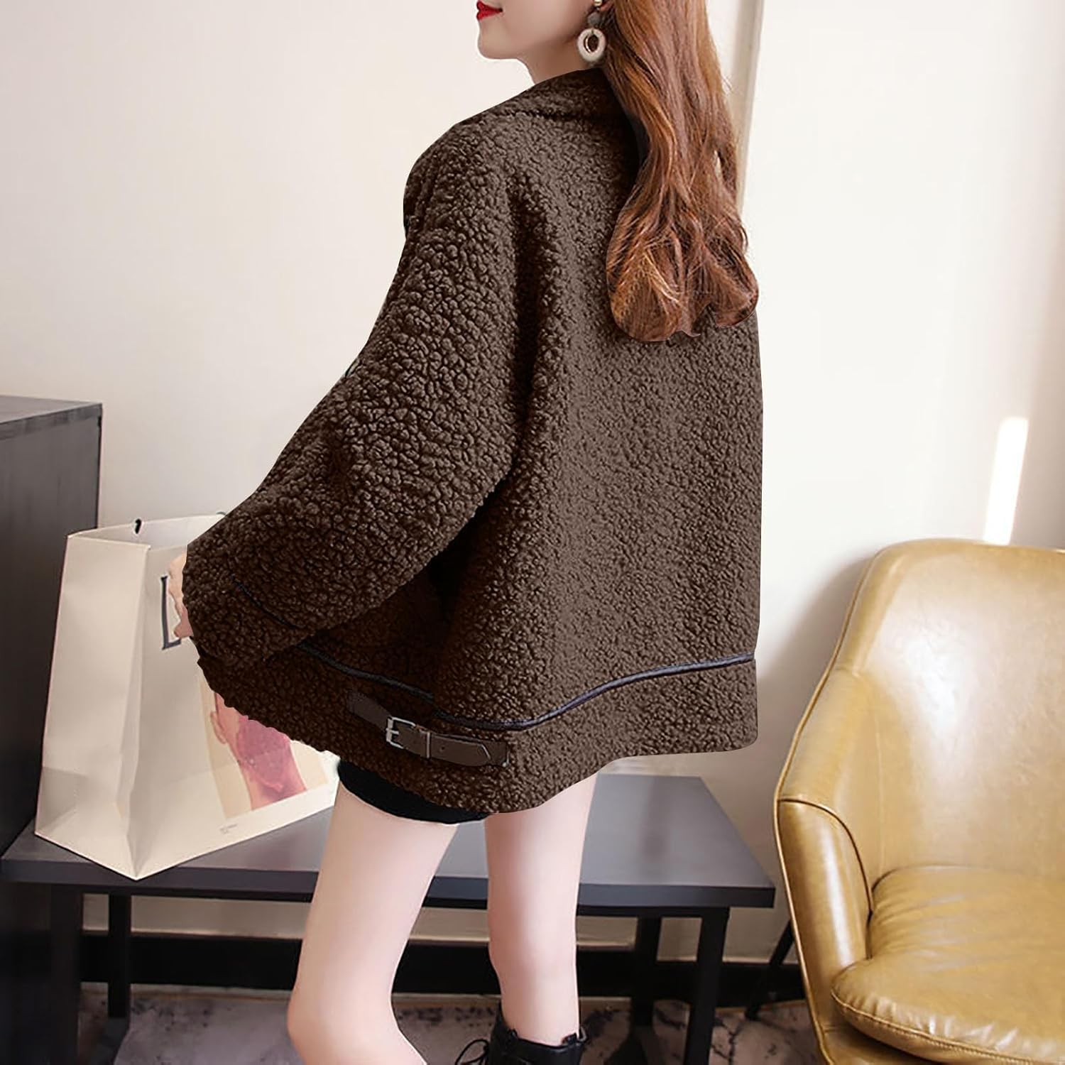 Jackie™ | Manteau Long Chaud pour Femmes avec Poches
