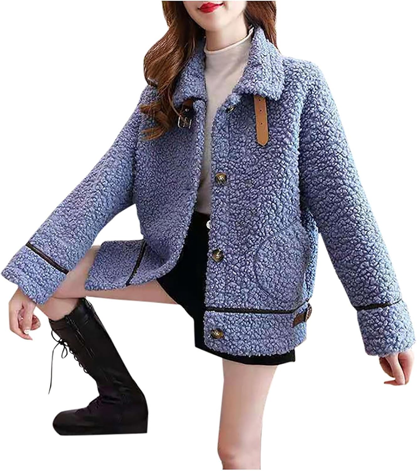 Jackie™ | Manteau Long Chaud pour Femmes avec Poches