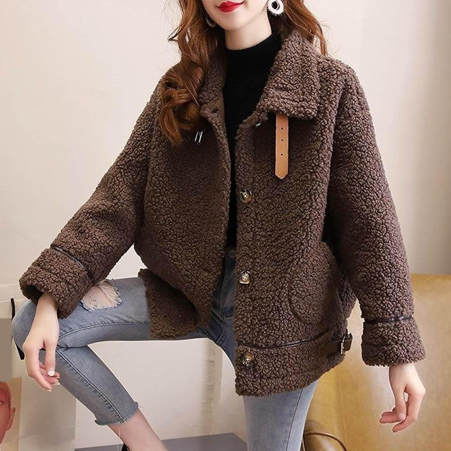 Jackie™ | Manteau Long Chaud pour Femmes avec Poches
