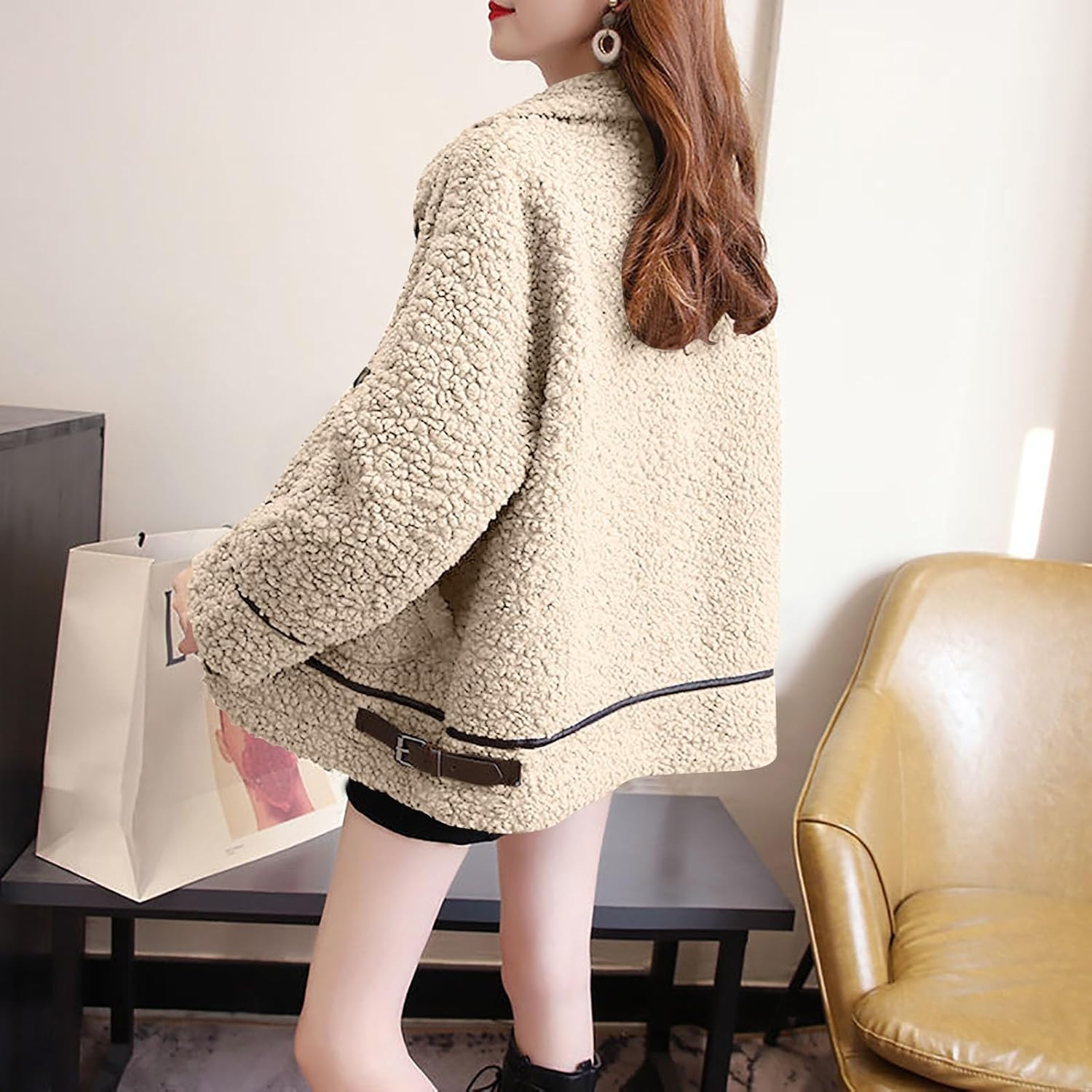 Jackie™ | Manteau Long Chaud pour Femmes avec Poches