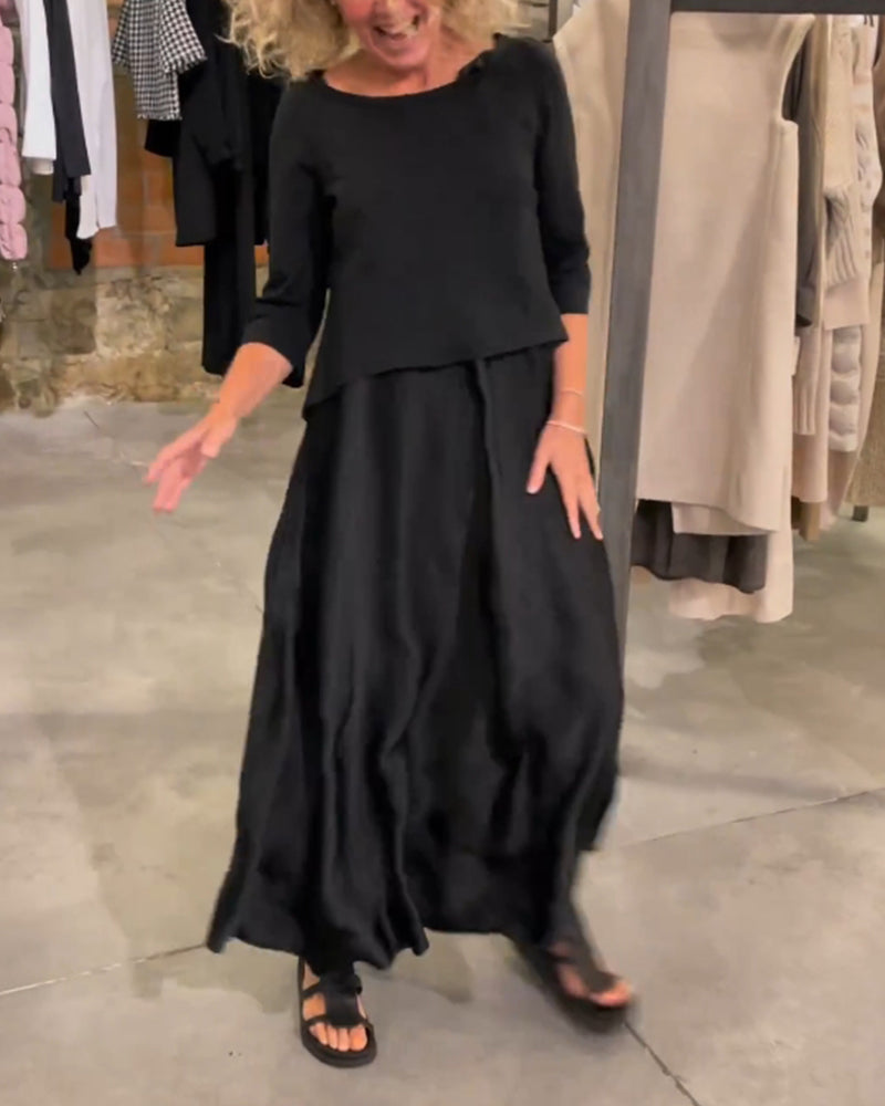 Coleen™ | Robe à bretelles avec top assorti