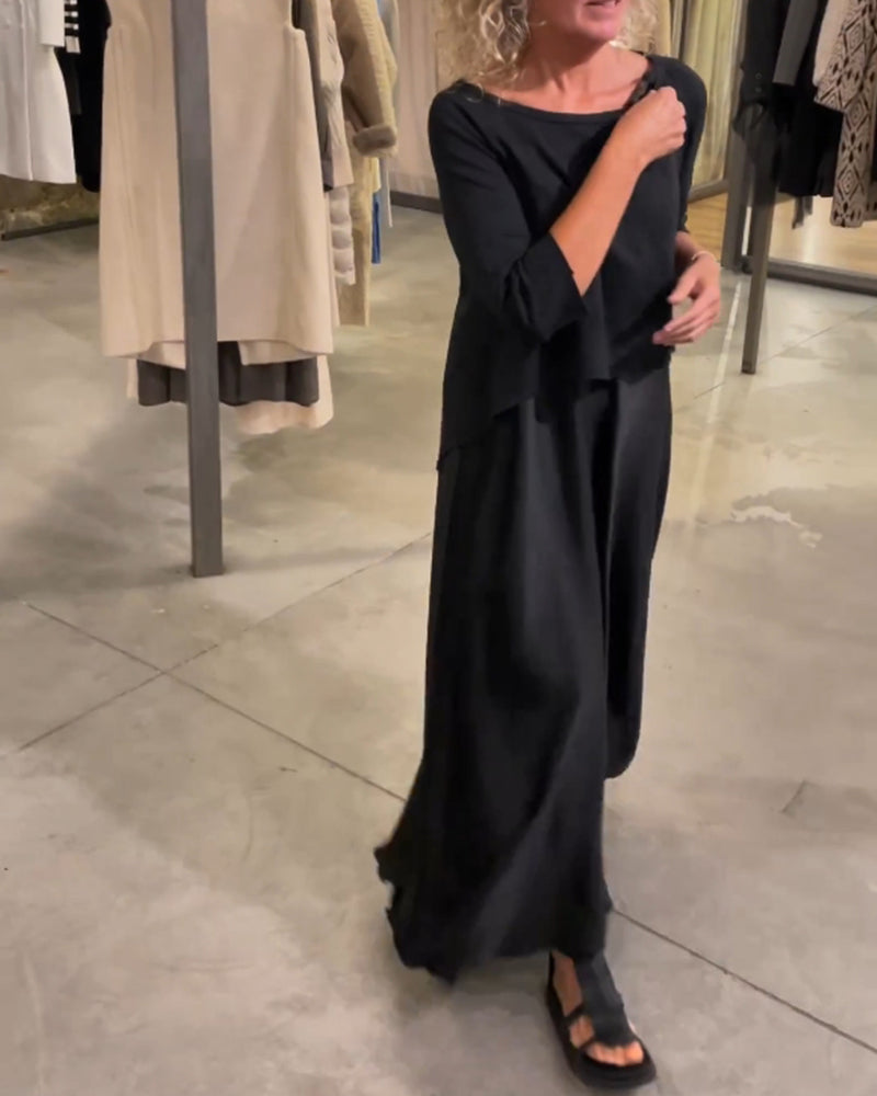 Coleen™ | Robe à bretelles avec top assorti