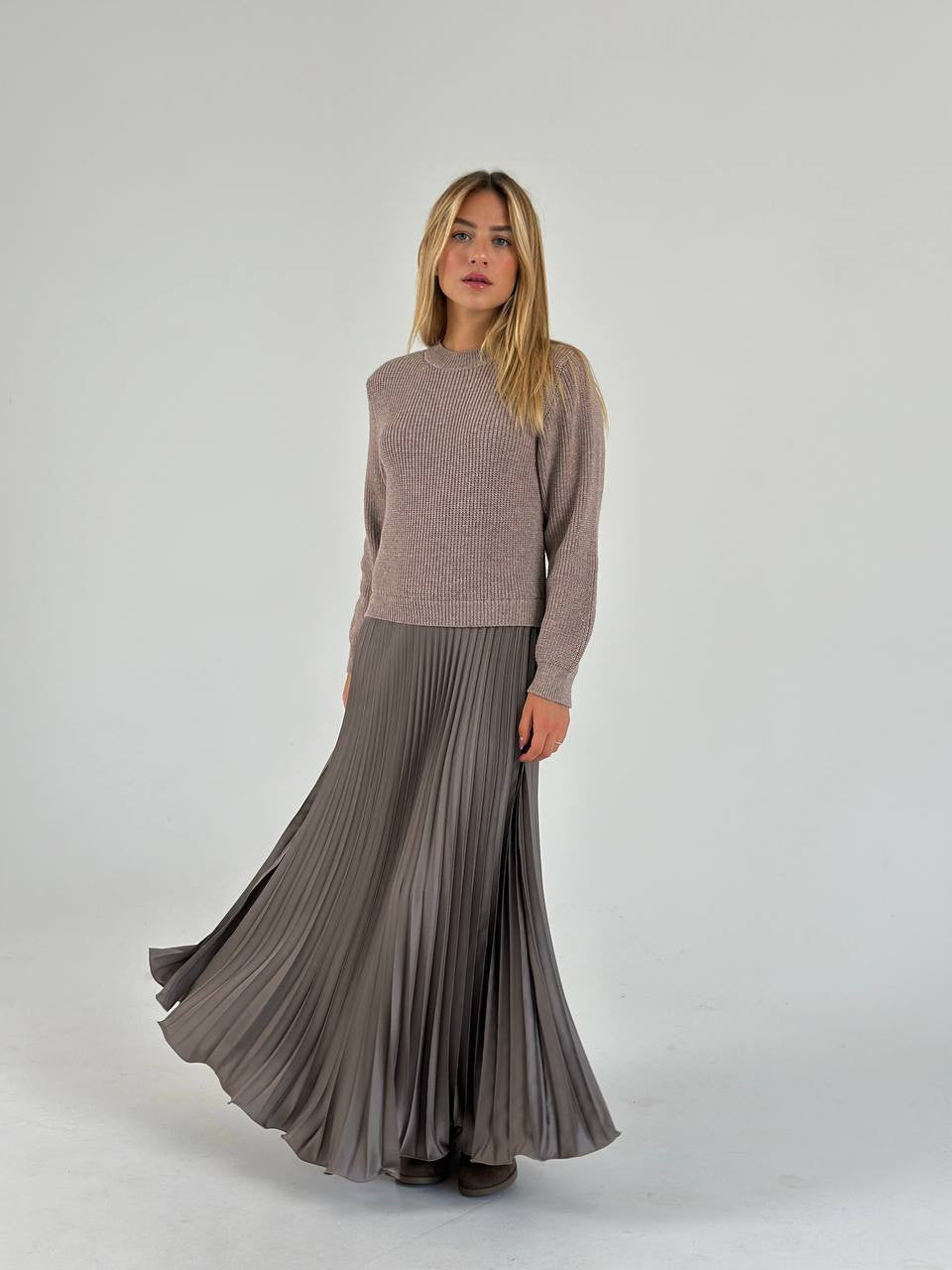 Jezebella™ | Élégante robe plissée en maille pour femmes