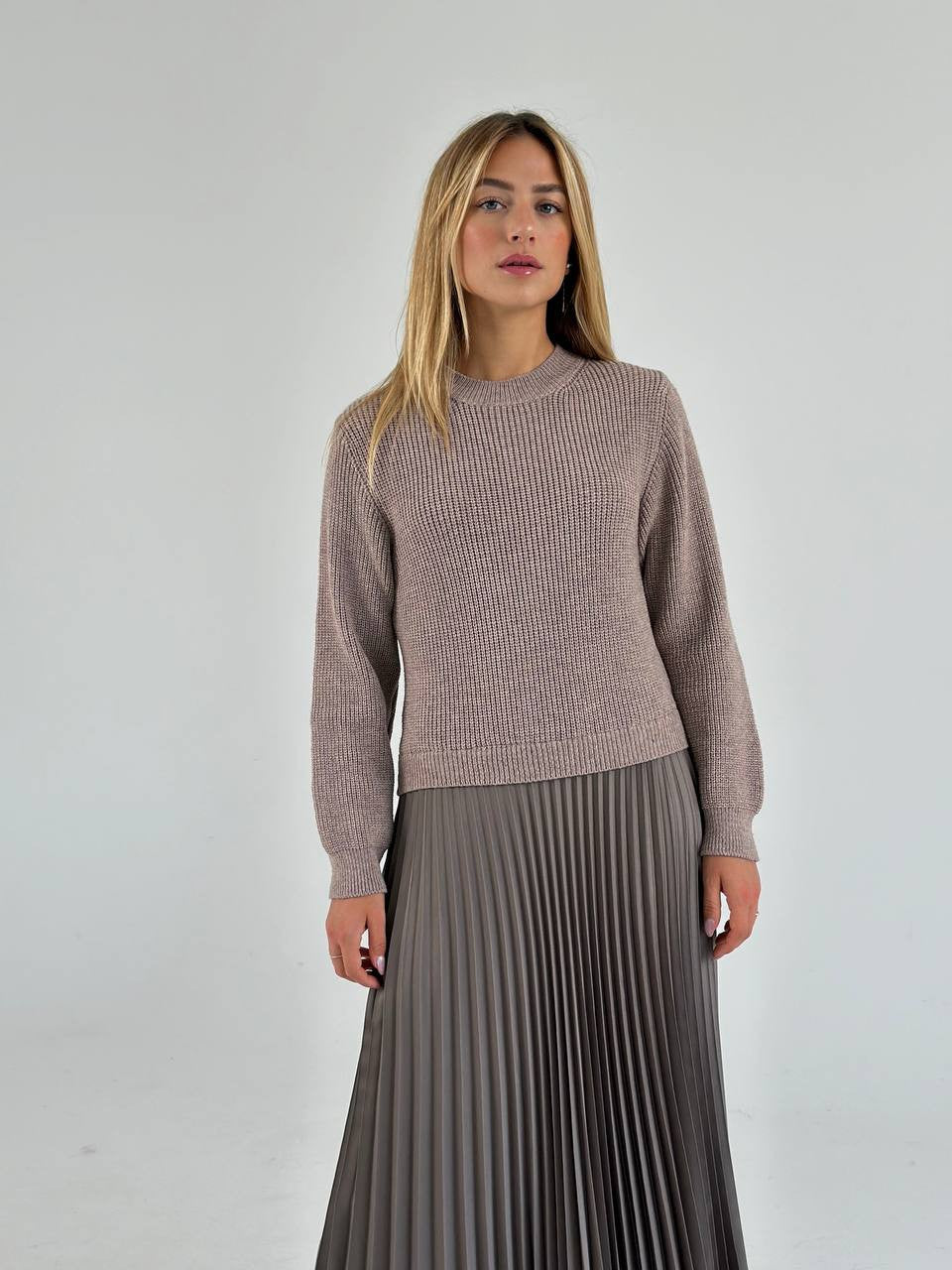 Jezebella™ | Élégante robe plissée en maille pour femmes