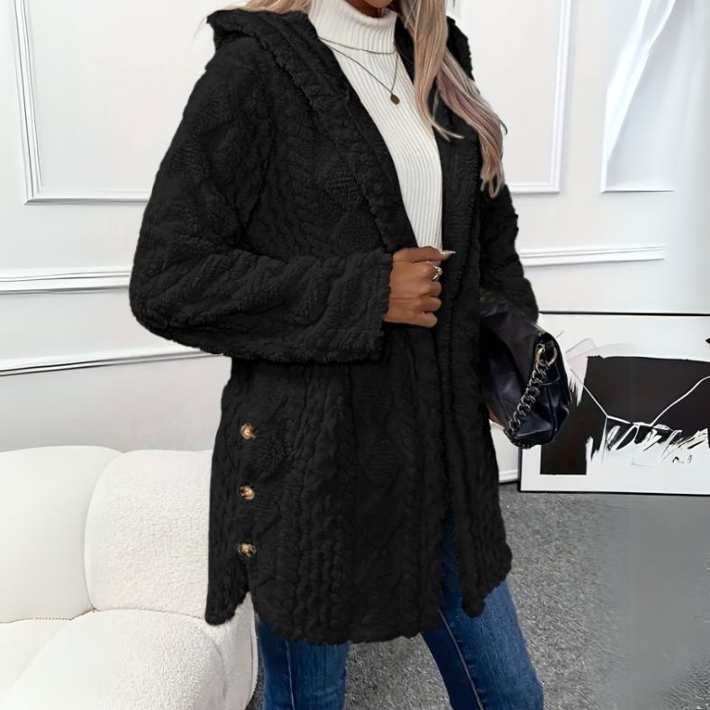 Elowyn™ | Veste Douce Boutonnée en Fleece pour Femmes